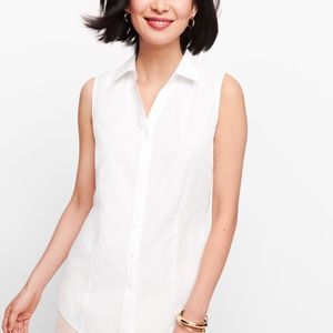 NWT Talbots Sleeveless "Perfect Shirt" - Size 16